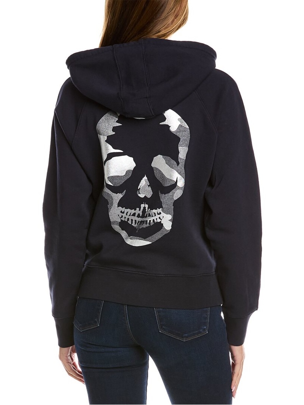 Zadig & Voltaire | NWT Clipper Camo Skull Hoodie in Black/Noir Small